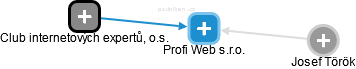Profi Web s.r.o. - obrázek vizuálního zobrazení vztahů obchodního rejstříku
