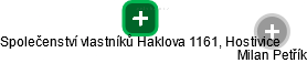 Společenství vlastníků Haklova 1161, Hostivice - obrázek vizuálního zobrazení vztahů obchodního rejstříku