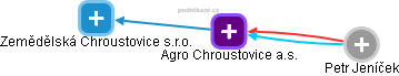 Agro Chroustovice a.s. - obrázek vizuálního zobrazení vztahů obchodního rejstříku