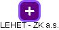 LEHET - ZK a.s. - obrázek vizuálního zobrazení vztahů obchodního rejstříku