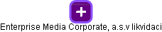 Enterprise Media Corporate, a.s.v likvidaci - obrázek vizuálního zobrazení vztahů obchodního rejstříku