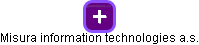 Misura information technologies a.s. - obrázek vizuálního zobrazení vztahů obchodního rejstříku