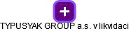 TYPUSYAK GROUP a.s. v likvidaci - obrázek vizuálního zobrazení vztahů obchodního rejstříku