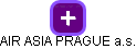 AIR ASIA PRAGUE a.s. - obrázek vizuálního zobrazení vztahů obchodního rejstříku