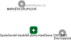 Společenství vlastníků domu Havlíčkova 3361,3362 - obrázek vizuálního zobrazení vztahů obchodního rejstříku