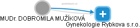 Gynekologie Rybkova s.r.o. - obrázek vizuálního zobrazení vztahů obchodního rejstříku