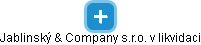Jablinský & Company s.r.o. v likvidaci - obrázek vizuálního zobrazení vztahů obchodního rejstříku