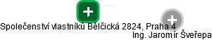 Společenství vlastníků Bělčická 2824, Praha 4 - obrázek vizuálního zobrazení vztahů obchodního rejstříku