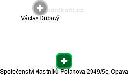 Společenství vlastníků Polanova 2949/5c, Opava - obrázek vizuálního zobrazení vztahů obchodního rejstříku
