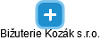 Bižuterie Kozák s.r.o. - obrázek vizuálního zobrazení vztahů obchodního rejstříku