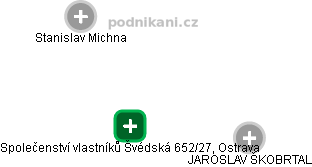 Společenství vlastníků Švédská 652/27, Ostrava - obrázek vizuálního zobrazení vztahů obchodního rejstříku
