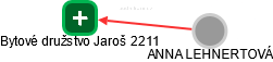 Bytové družstvo Jaroš 2211 - obrázek vizuálního zobrazení vztahů obchodního rejstříku
