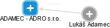 ADAMEC - ADRO s.r.o. - obrázek vizuálního zobrazení vztahů obchodního rejstříku