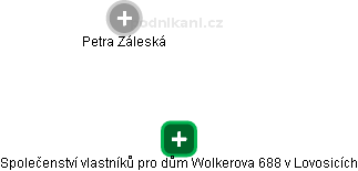 Společenství vlastníků pro dům Wolkerova 688 v Lovosicích - obrázek vizuálního zobrazení vztahů obchodního rejstříku