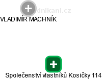 Společenství vlastníků Kosičky 114 - obrázek vizuálního zobrazení vztahů obchodního rejstříku