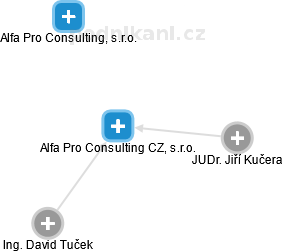 Alfa Pro Consulting CZ, s.r.o. - obrázek vizuálního zobrazení vztahů obchodního rejstříku