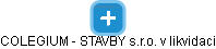 COLEGIUM - STAVBY s.r.o. v likvidaci - obrázek vizuálního zobrazení vztahů obchodního rejstříku