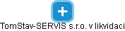 TomStav-SERVIS s.r.o. v likvidaci - obrázek vizuálního zobrazení vztahů obchodního rejstříku