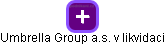 Umbrella Group a.s. v likvidaci - obrázek vizuálního zobrazení vztahů obchodního rejstříku