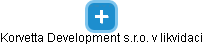 Korvetta Development s.r.o. v likvidaci - obrázek vizuálního zobrazení vztahů obchodního rejstříku