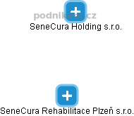 SeneCura Rehabilitace Plzeň s.r.o. - obrázek vizuálního zobrazení vztahů obchodního rejstříku