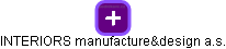 INTERIORS manufacture&design a.s. - obrázek vizuálního zobrazení vztahů obchodního rejstříku
