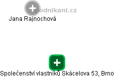 Společenství vlastníků Skácelova 53, Brno - obrázek vizuálního zobrazení vztahů obchodního rejstříku