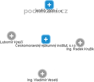 Českomoravský výzkumný institut, s.r.o. - obrázek vizuálního zobrazení vztahů obchodního rejstříku
