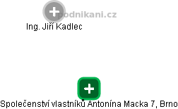 Společenství vlastníků Antonína Macka 7, Brno - obrázek vizuálního zobrazení vztahů obchodního rejstříku