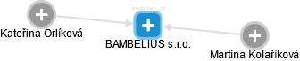 BAMBELIUS s.r.o. - obrázek vizuálního zobrazení vztahů obchodního rejstříku