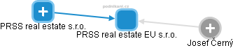 PRSS real estate EU s.r.o. - obrázek vizuálního zobrazení vztahů obchodního rejstříku