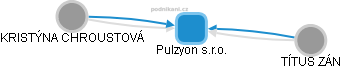 Pulzyon s.r.o. - obrázek vizuálního zobrazení vztahů obchodního rejstříku