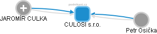 CULOSI s.r.o. - obrázek vizuálního zobrazení vztahů obchodního rejstříku