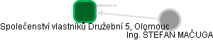 Společenství vlastníků Družební 5, Olomouc - obrázek vizuálního zobrazení vztahů obchodního rejstříku