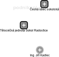 Tělocvičná jednota Sokol Radostice - obrázek vizuálního zobrazení vztahů obchodního rejstříku