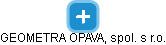 GEOMETRA OPAVA, spol. s r.o. - obrázek vizuálního zobrazení vztahů obchodního rejstříku