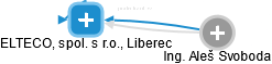 ELTECO, spol. s r.o., Liberec - obrázek vizuálního zobrazení vztahů obchodního rejstříku