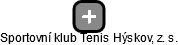 Sportovní klub Tenis Hýskov, z. s. - obrázek vizuálního zobrazení vztahů obchodního rejstříku
