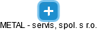 METAL - servis, spol. s r.o. - obrázek vizuálního zobrazení vztahů obchodního rejstříku