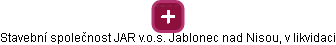 Stavební společnost JAR v.o.s. Jablonec nad Nisou, v likvidaci - obrázek vizuálního zobrazení vztahů obchodního rejstříku