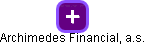 Archimedes Financial, a.s. - obrázek vizuálního zobrazení vztahů obchodního rejstříku