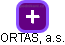 ORTAS, a.s. - obrázek vizuálního zobrazení vztahů obchodního rejstříku