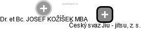 Český svaz Jiu - jitsu, z. s. - obrázek vizuálního zobrazení vztahů obchodního rejstříku