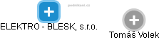 ELEKTRO - BLESK, s.r.o. - obrázek vizuálního zobrazení vztahů obchodního rejstříku