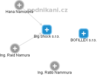 Big Shock s.r.o. - obrázek vizuálního zobrazení vztahů obchodního rejstříku