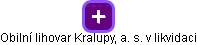 Obilní lihovar Kralupy, a. s. v likvidaci - obrázek vizuálního zobrazení vztahů obchodního rejstříku