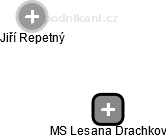 MS Lesana Drachkov - obrázek vizuálního zobrazení vztahů obchodního rejstříku