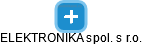 ELEKTRONIKA spol. s r.o. - obrázek vizuálního zobrazení vztahů obchodního rejstříku