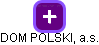 DOM POLSKI, a.s. - obrázek vizuálního zobrazení vztahů obchodního rejstříku