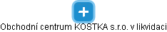 Obchodní centrum KOSTKA s.r.o. v likvidaci - obrázek vizuálního zobrazení vztahů obchodního rejstříku